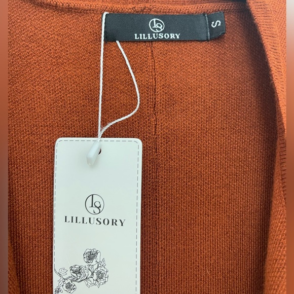 LILLUSORY Women's Long Wool Cardigan Sweaters - Picture 3 of 3